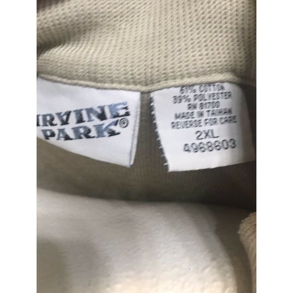 Men's Irvine Park Ribbed Zip Front Neck Sweater - Size 2X‎ - Picture 5 of 6